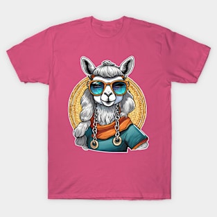 Glamorous Llama Diva T-Shirt